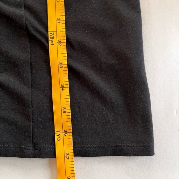 J.Jill Wearever Collection Stretch Midi Dress Jersey Knit Black Size S - Picture 12 of 12